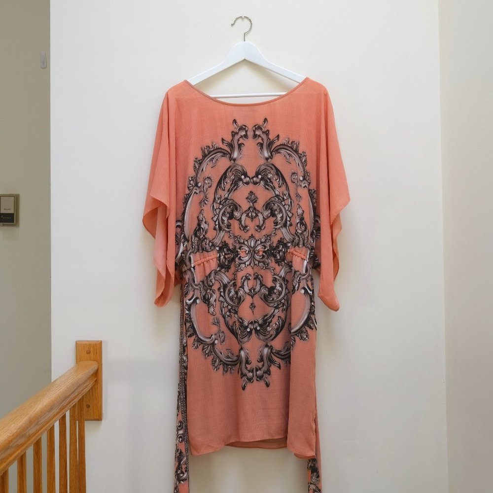 { BCBG Dress } Dolman Kimono Sleeve Peach Lois Dress